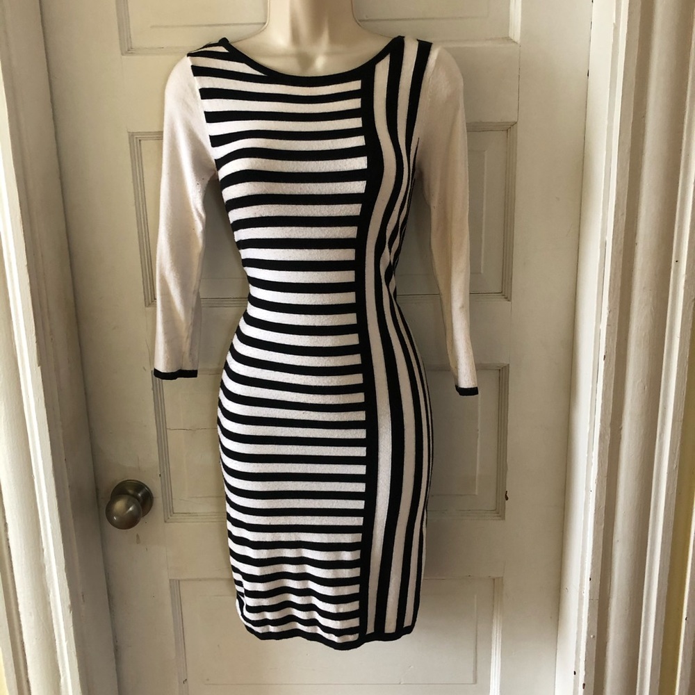 Slim sexy sweater dress